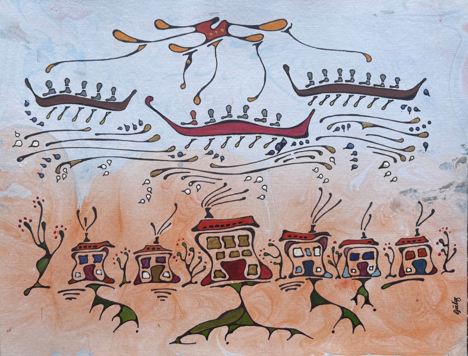 Regatta Guliz Elliott Peinture originale à vendre