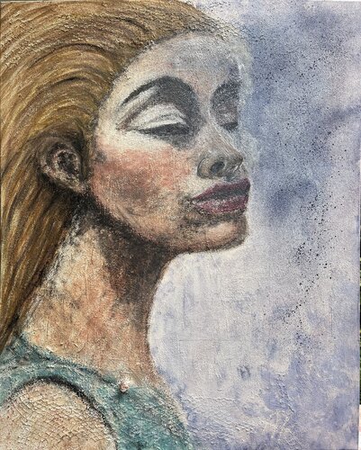 LUCIA, MIT ALLEN WASSERN GEWASCHEN di Andrea Holl, Pittura in vendita su Singulart