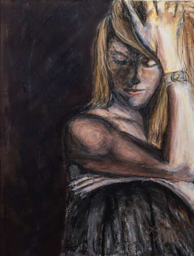 IN DEINEN ARMEN di Andrea Holl, Pittura in vendita su Singulart