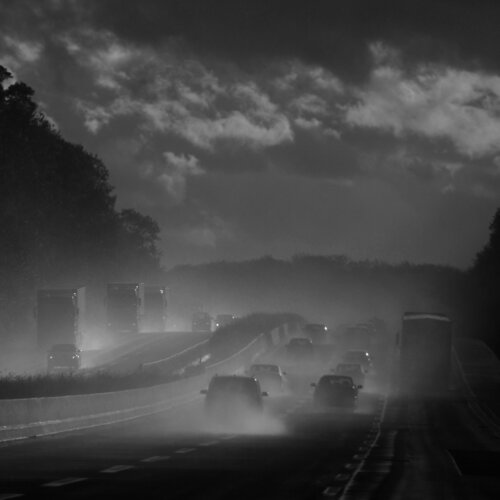 Deutschland, Autobahn Frankfurt-Köln von Michael Lebed, Fotografie kaufen auf Singulart