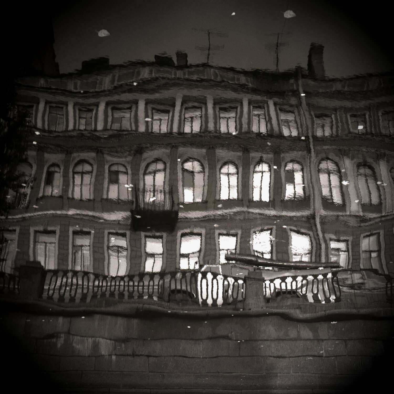 St.-Petersburg, Russland, Reflektion Michael Lebed