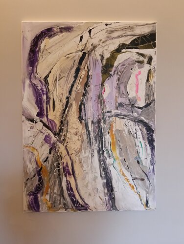 Frattura viola di Emanuele Piccinelli, Pittura in vendita su Singulart