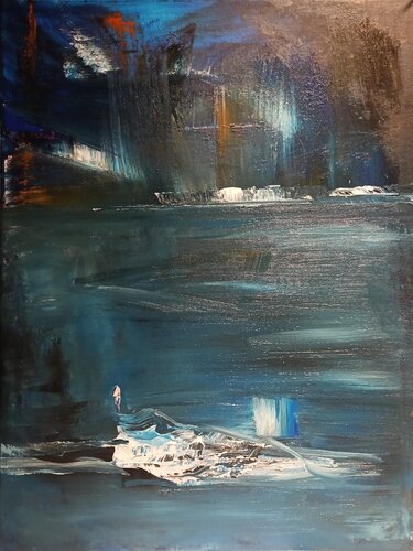Northern  Ice di Emanuele Piccinelli, Pittura in vendita su Singulart