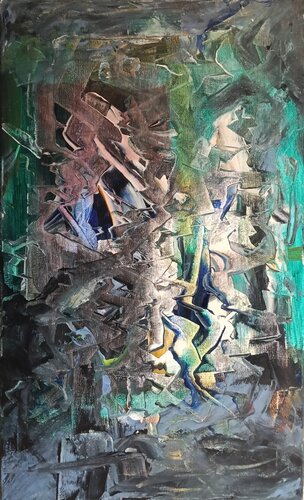 Geologia v par Emanuele Piccinelli, Peinture en vente sur Singulart