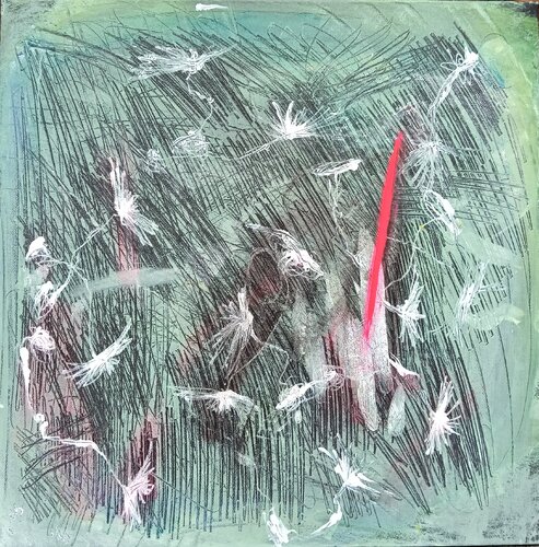 Mountain flowers di Emanuele Piccinelli, Pittura in vendita su Singulart