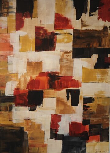 Farbschachtelung van Nicole Wintterle, Schilderij te koop op Singulart