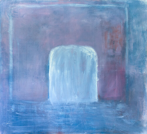 Beach House in the Rain de Laura Taylor, Pintura a la venta en Singulart