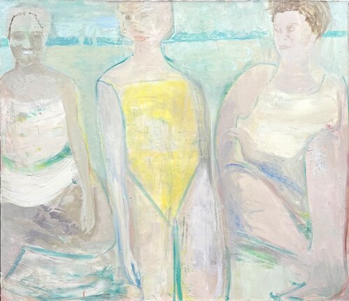 Beach Ladies van Laura Taylor, Schilderij te koop op Singulart
