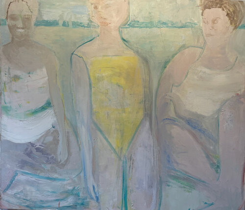 Beach Ladies by Laura Taylor, 회화 for Sale on Singulart