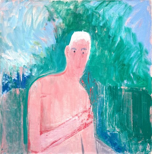 Dad on a Lake par Laura Taylor, Peinture en vente sur Singulart