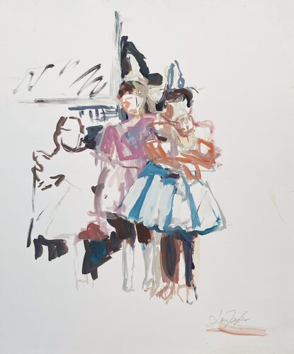 Party Dresses II par Laura Taylor, Peinture en vente sur Singulart