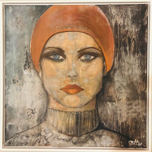 Gaze of Enigma di Simone Berrer-Haydvogl, Pittura in vendita su Singulart