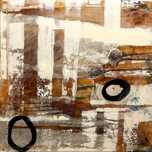 Circles of Silence van Simone Berrer-Haydvogl, Schilderij te koop op Singulart