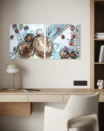 Quiet Revolutions by Simone Berrer-Haydvogl, Painting for Sale on Singulart