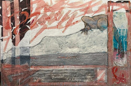 Silent Encounters di Simone Berrer-Haydvogl, Pittura in vendita su Singulart
