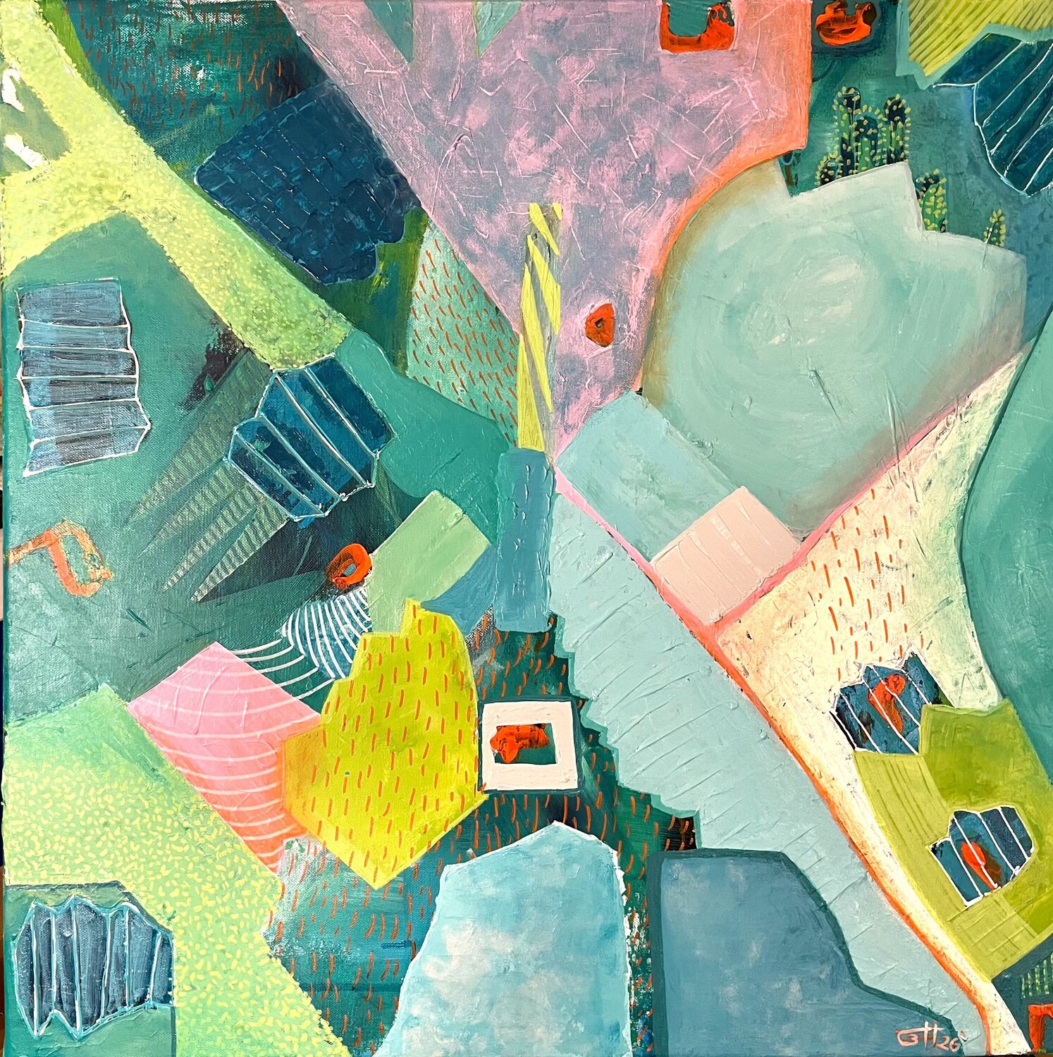 Fantastical Dreams Simone Berrer-Haydvogl Peinture originale à vendre