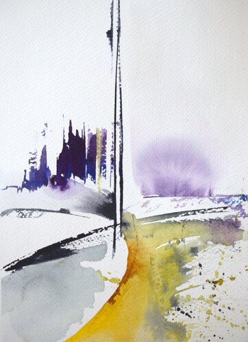 Roadsides von Zuzana Garlikova, Malerei kaufen auf Singulart