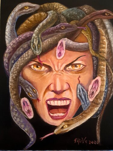 Medusa di Monica Vecchione, Pittura in vendita su Singulart