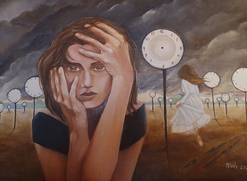 Incubi van Monica Vecchione, Schilderij te koop op Singulart