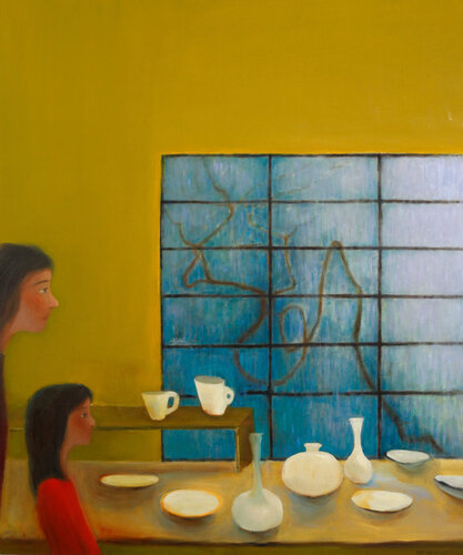 A Romantic and Melancholic Story van Meng Yangyang, Schilderij te koop op Singulart