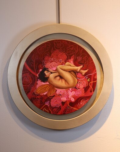 Lady of the Bees by Stephany Placencio, 회화 for Sale on Singulart