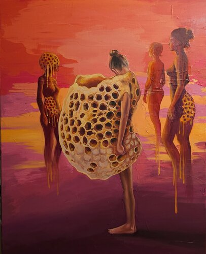 We Are the Hive by Stephany Placencio, 회화 for Sale on Singulart