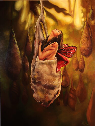 Emerging from the Cocoon by Stephany Placencio, 회화 for Sale on Singulart