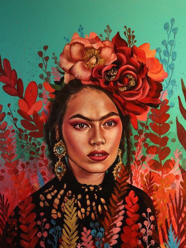 Flor de Rebeldía by Stephany Placencio, 회화 for Sale on Singulart
