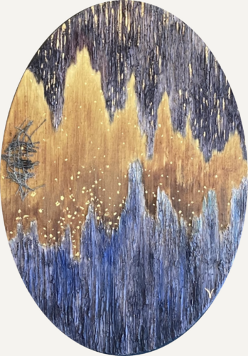 Spirits of the Glowing Cave di Vanessa Jongebloet, Pittura in vendita su Singulart