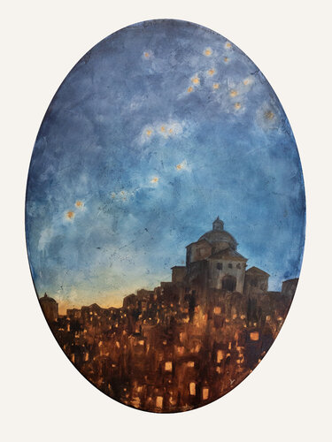 Ancient Light - Citadel by Vanessa Jongebloet, 회화 for Sale on Singulart