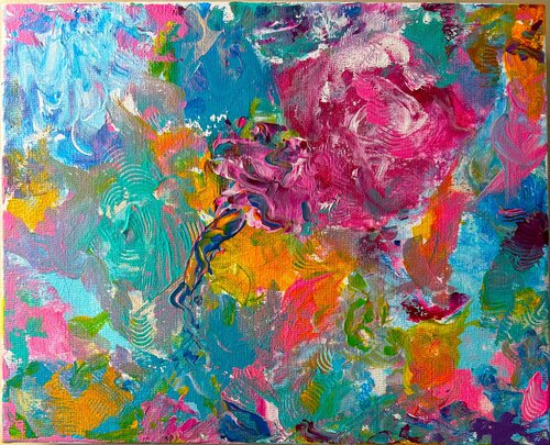 La rosa van Elena Arteentuesencia, Schilderij te koop op Singulart