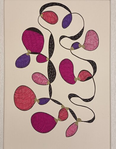 Nudos de silencio van Alma Cobo, Tekening te koop op Singulart