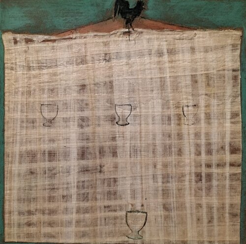 "vasi con gallo" par Antonio Finocchiaro, Autres supports en vente sur Singulart