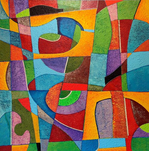 AK 86 van Léon Akwadal, Schilderij te koop op Singulart