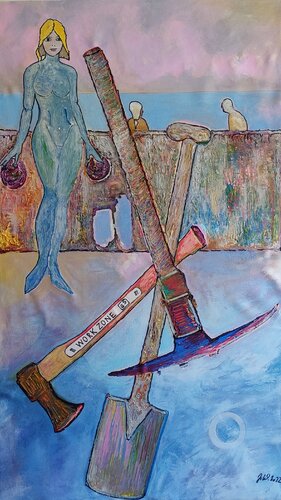 Alles ist vergänglich de Josef Weidner, Pintura a la venta en Singulart