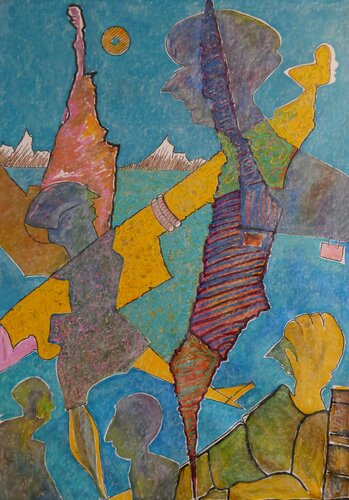 Die Entscheidungen van Josef Weidner, Schilderij te koop op Singulart