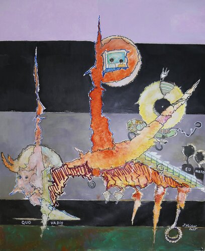 Quo VADIS van Josef Weidner, Schilderij te koop op Singulart