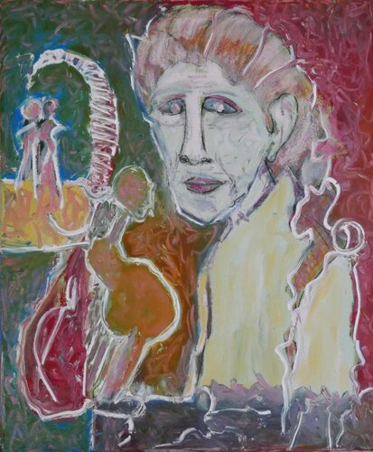 Dorothee geht aus van Josef Weidner, Schilderij te koop op Singulart