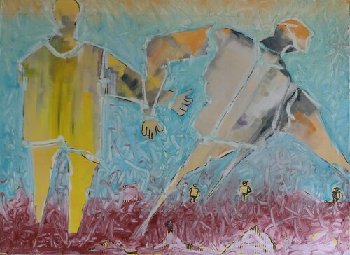 Ben löst sich by Josef Weidner, Painting for Sale on Singulart