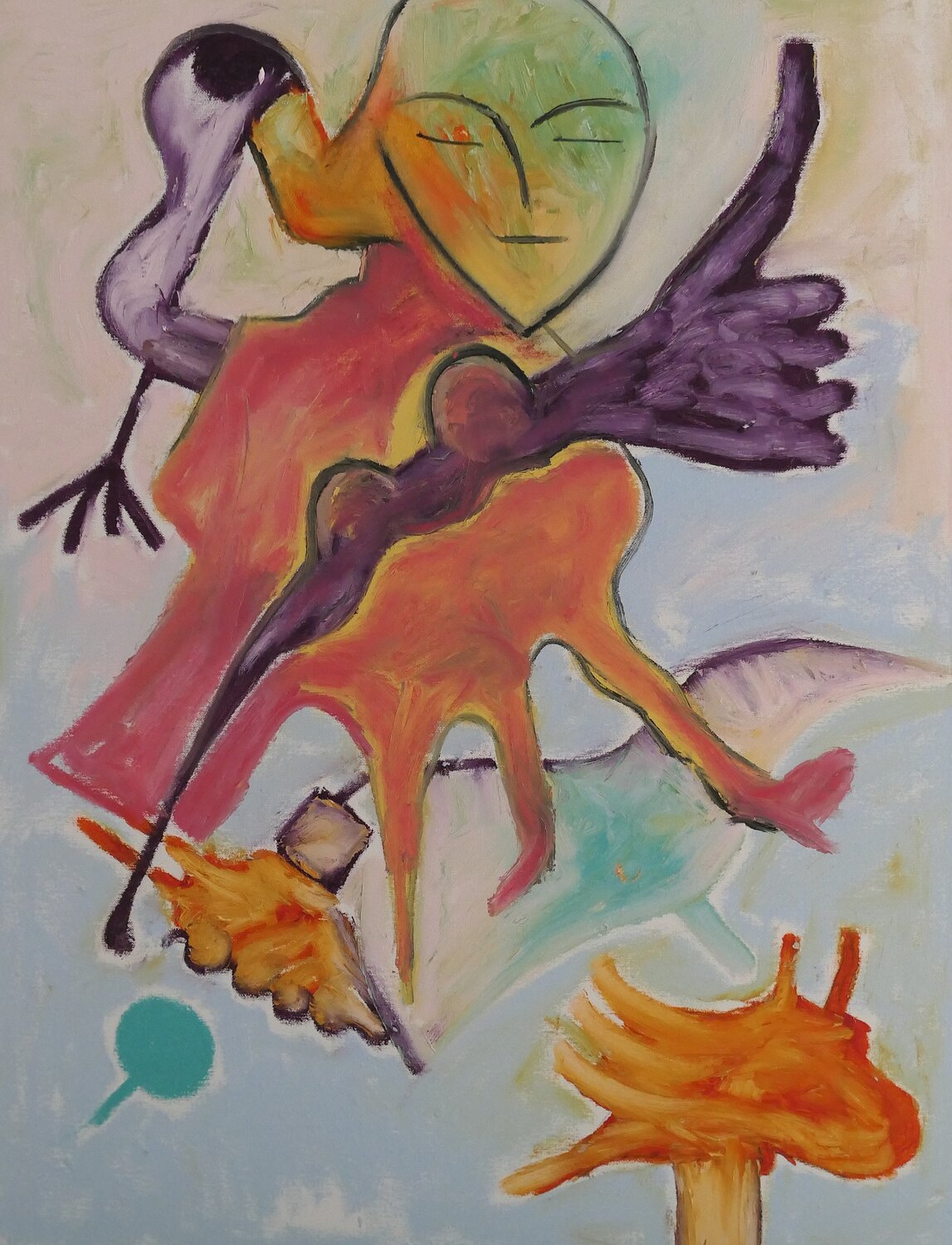 OKEY Josef Weidner Origineel schilderij te koop