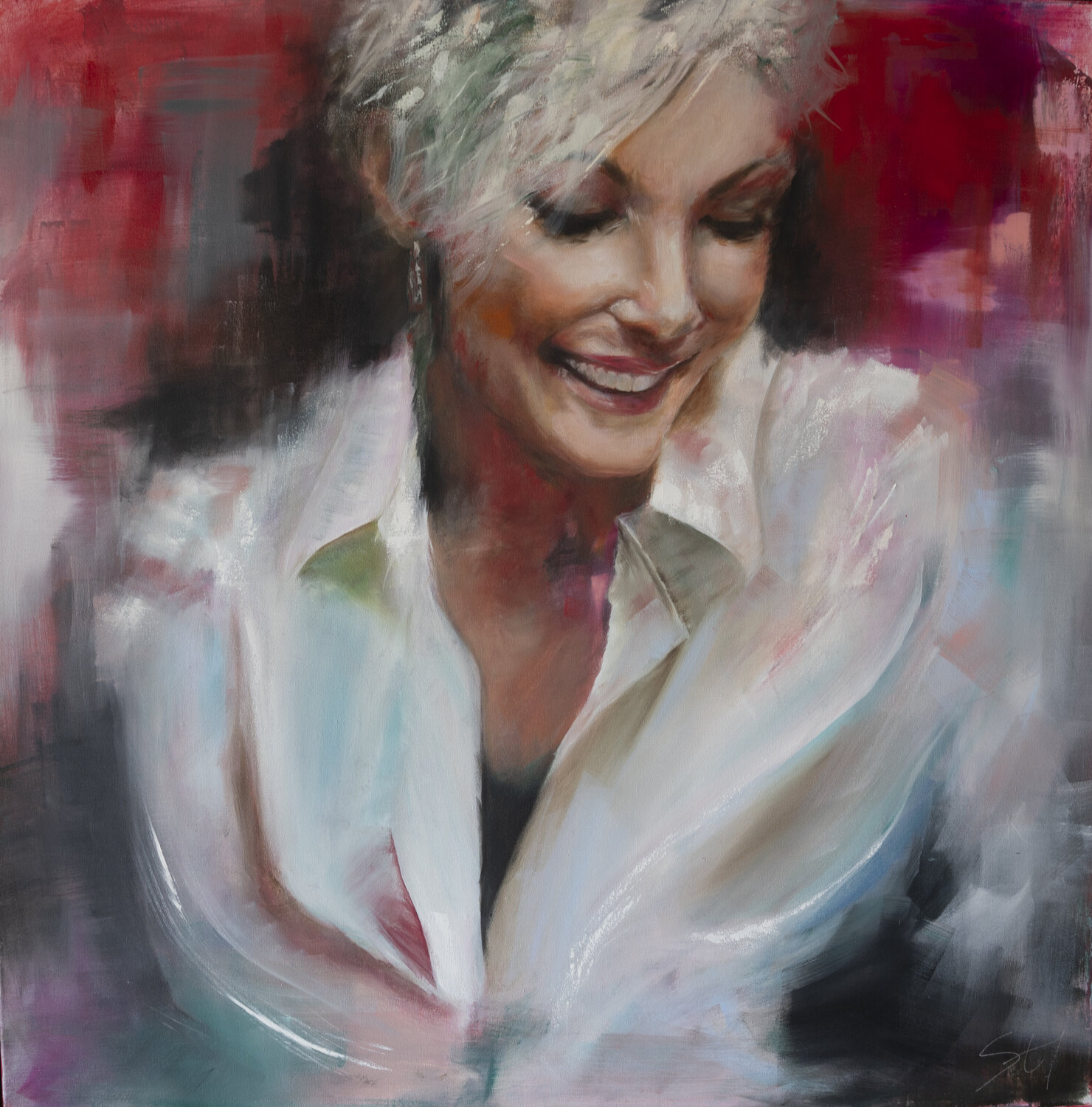 Unguarded Sandra ter Horst Peinture originale à vendre