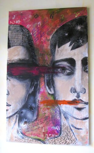 Destini Paralleli van Sandra Ercolani, Schilderij te koop op Singulart