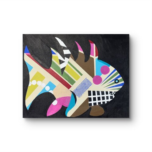 Fish Series #2 by Betsey Ervin Art, 회화 for Sale on Singulart