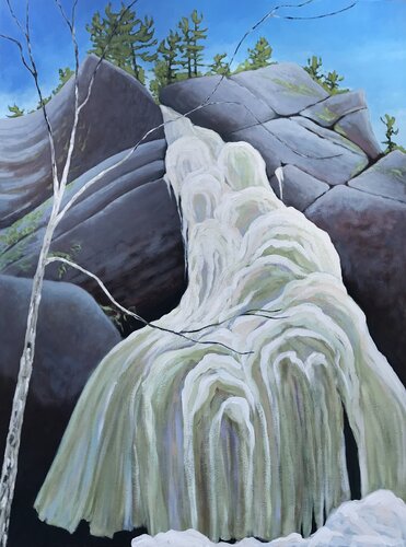 Ice Veil by Sheila McGregor, Painting for Sale on Singulart