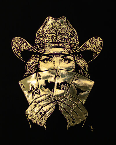 Ace of Texas di Victor Selin, Opera su carta in vendita su Singulart