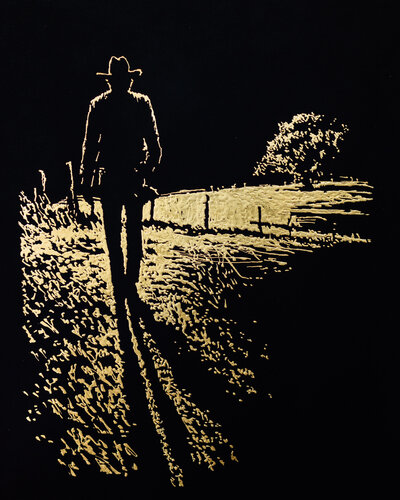 Shadow walk von Victor Selin, Werk auf Papier kaufen auf Singulart