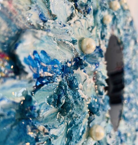 Pearl Eye painting di Alina Iliescu, Pittura in vendita su Singulart