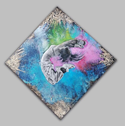 VIBRAZIONI DI HIP HOP 4 by Oria Strobino, Painting for Sale on Singulart