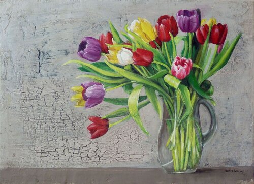 TULIPANI de Oria Strobino, Pintura a la venta en Singulart