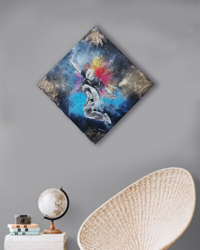VIBRAZIONI DI HIP HOP 1 by Oria Strobino, Painting for Sale on Singulart